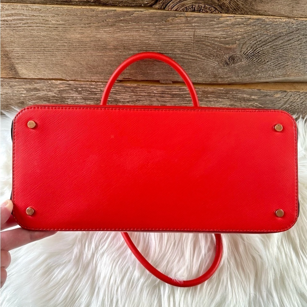 KATE SPADE | ♠️ Vibrant Red Payton Satchel - Picture 4 of 4